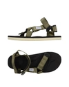 Suicoke Sandals In Military Green