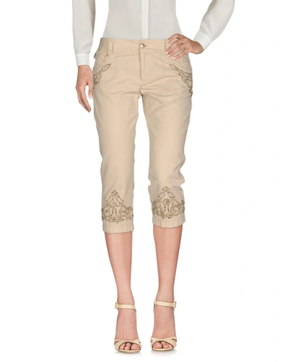 Ermanno Scervino Cropped Pants & Culottes In Beige