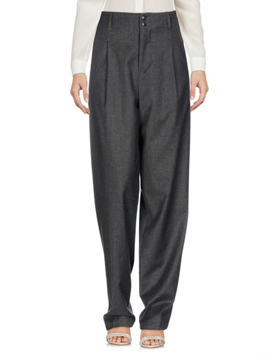 Closed Casual Pants In Lead
