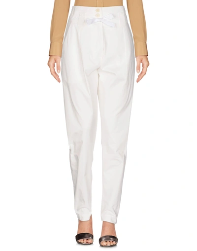 Isabel Benenato Casual Pants In White