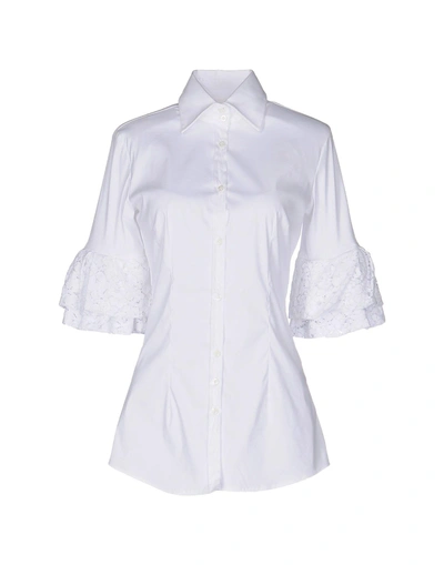 Aglini Lace Shirts & Blouses In White