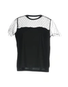 Red Valentino Evening Top In Black