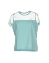 Red Valentino Evening Top In Sky Blue