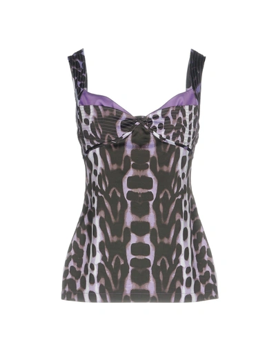 Just Cavalli Tops In Purple