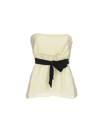Red Valentino Tube Top In Ivory
