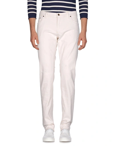 Dolce & Gabbana Jeans In Ivory