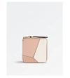 Loewe Puzzle Small Leather Wallet In Blush Multitone