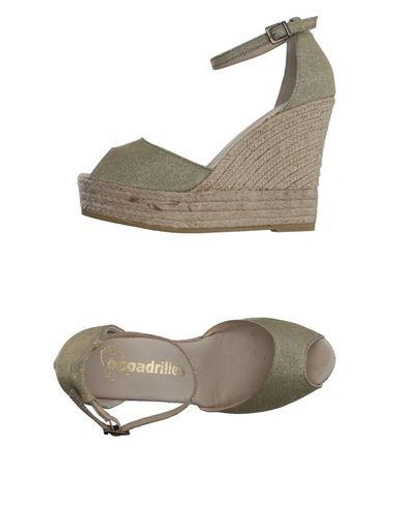 Espadrilles In Platinum