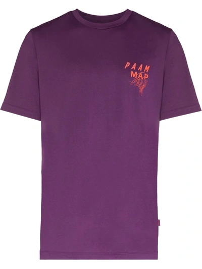 Maap X P.a.m. Purple Logo Print T-shirt