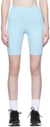 Girlfriend Collective High-rise Stretch-woven Cycling Shorts In Cerulean