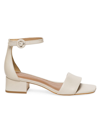 Bernardo Jalena Heels In Eggshell Antique