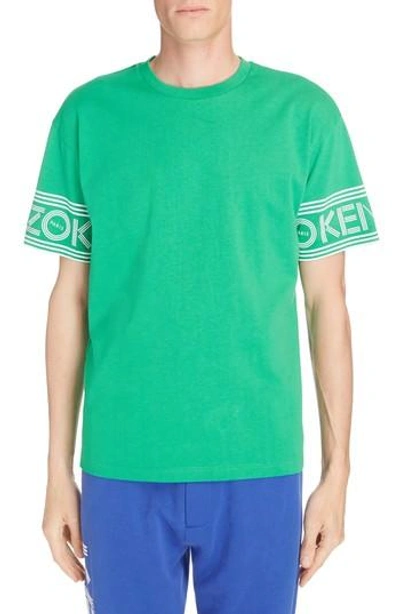 Kenzo Graphic T-shirt In Grass Green