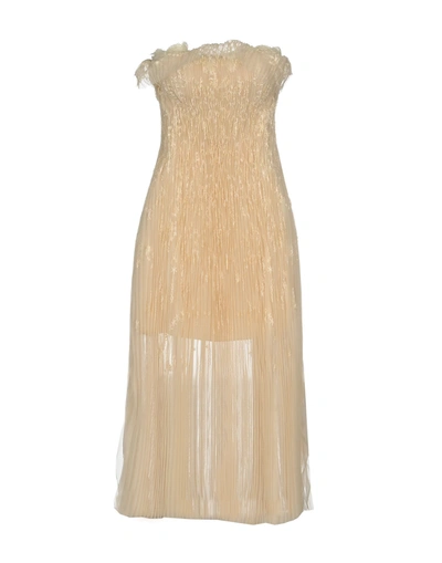 Ermanno Scervino Knee-length Dresses In Beige