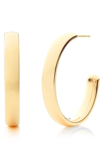 Monica Vinader Fiji Large 18ct Gold Vermeil Hoop Earrings In Metallic