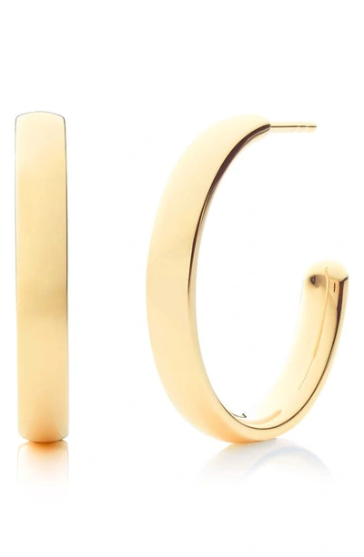 Monica Vinader Fiji Large 18ct Gold Vermeil Hoop Earrings In Gold