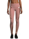 Alo Yoga Airbrush High Waist Leggings In Rose Water Rose Gold Facet