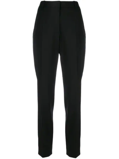 Calvin Klein 205w39nyc Straight-leg Wool Pants With Side Stripe In Black