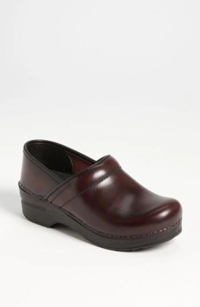 Dansko 'professional' Clog In Cordovan Leather