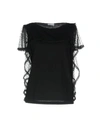 Red Valentino T-shirt In Black