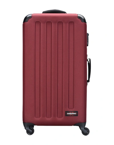 Eastpak Luggage In Maroon