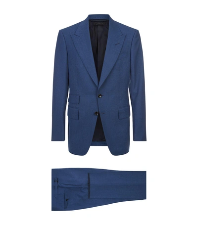 Tom Ford Wool Shelton Suit In Navy