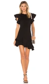 Amanda Uprichard Eclipse Dress In Black Powerstretch