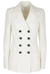 Philosophy Di Lorenzo Serafini Fitted Double-breasted Blazer In White