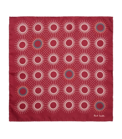 Paul Smith Circle Pattern Pocket Square In Multi