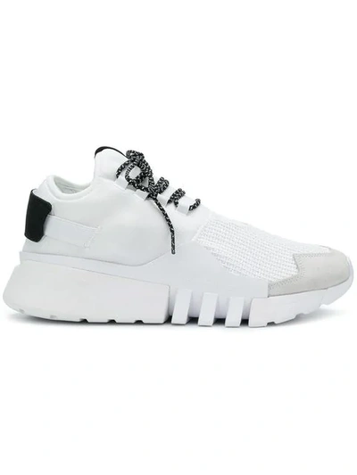 Y-3 Ayero White Technical Fabric Sneakers