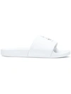 Y-3 X Adidas Adilette Slide Sandal In White