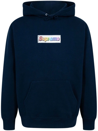 Navy Blue Supreme Box Logo