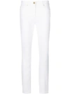 Versace Slim Fit Jeans In White