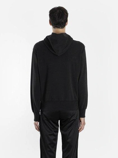 Misbhv Fantasy Printed Hooded Cotton Sweatshirt In Black