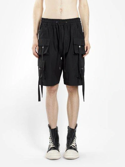 D.gnak By Kang.d Men's Black Cargo Shorts