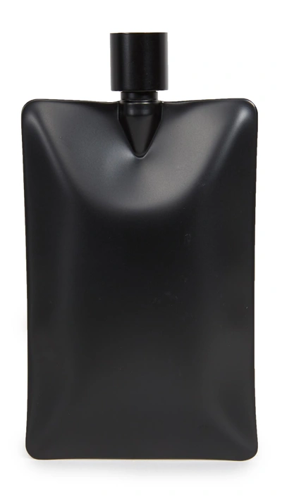 Areaware Liquid Body Flask In Matte Black