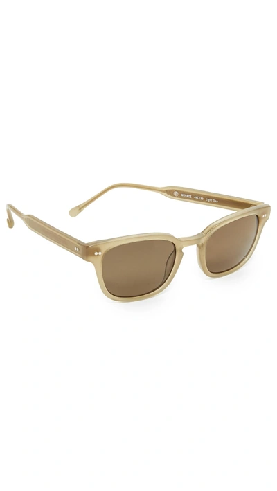 Steven Alan Optical Monroe Polarized Sunglasses In Light Dew  display picture 3