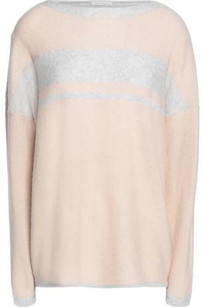 Duffy Woman Intarsia Cashmere Sweater Beige ModeSens