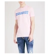 Dsquared2 Logo-print Cotton-jersey T-shirt In Green