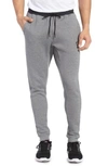 Nike Tech Fleece Jogger Pants In Carbon Heather/ Black