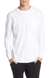 Richer Poorer Lounge Long Sleeve Pocket T-shirt In White