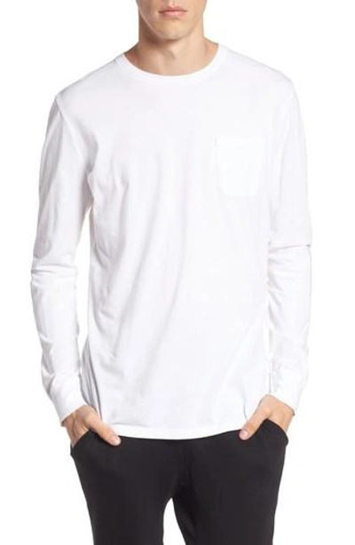 Richer Poorer Lounge Long Sleeve Pocket T-shirt In White