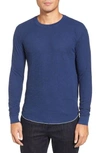 Goodlife Double Layer Slim Crewneck T-shirt In  Navy