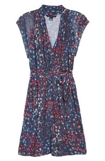 French Connection Frances Jersey Dress In Russian Blue Multi | ModeSens
