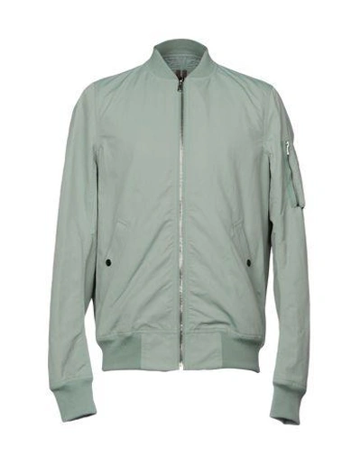 Rick Owens Drkshdw Bomber In Light Green