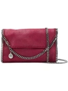 Stella Mccartney Falabella Shaggy Deer Mini Bag In Red