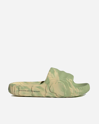 Adidas Originals Adilette 22 Slides In Green