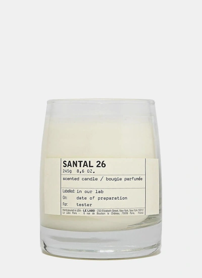 Le Labo Santal 26 Classic Candle In Black