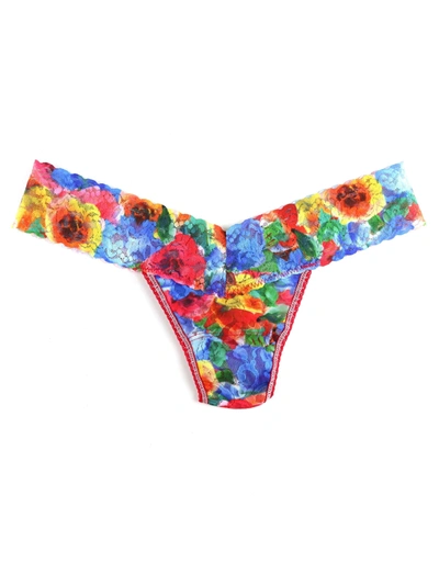 Hanky Panky Printed Signature Lace Low Rise Thong Sale In Multicolor