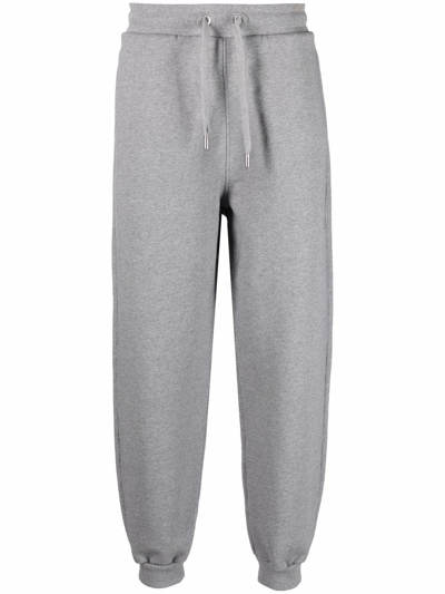 Ami Alexandre Mattiussi Ami Ami De Coeur Drawstring Track Trousers In Grey