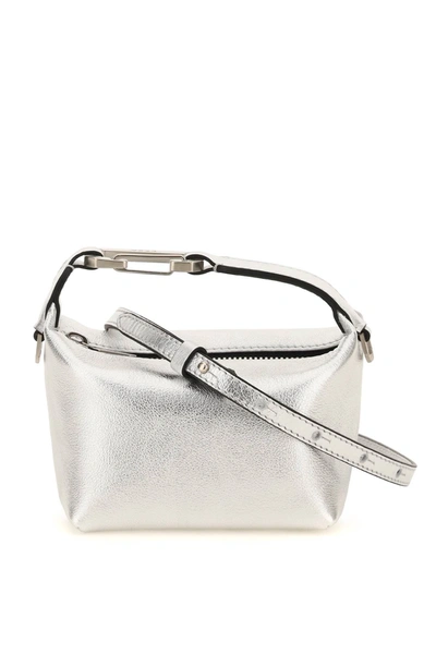 Eéra Moonbag Bag In Silver Laminated Leather